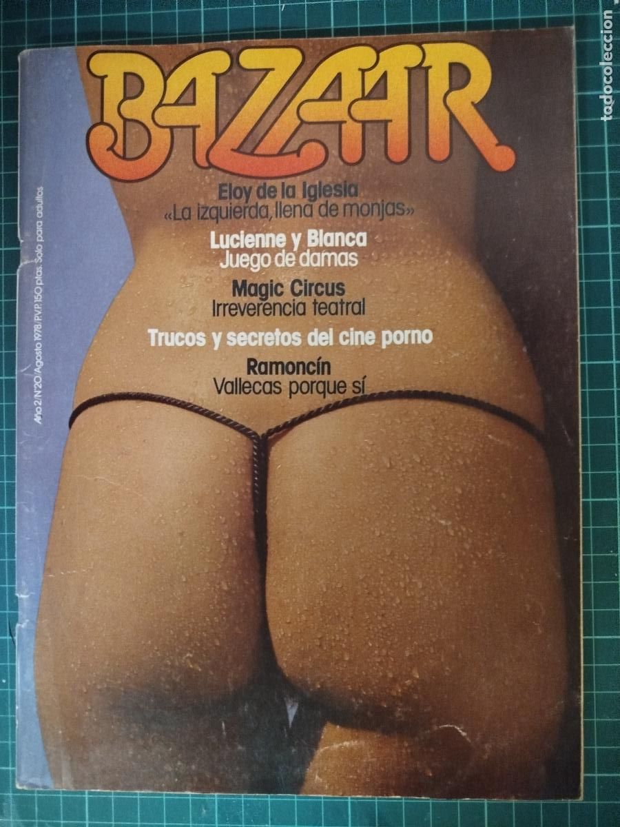 Revistas: REVISTA BAZAAR N&ordm; 20 ELOY DE LA IGLESIA, MAGIC CIRCUS, RAMONC&Iacute;N, EROTICA SOLO ADULTOS