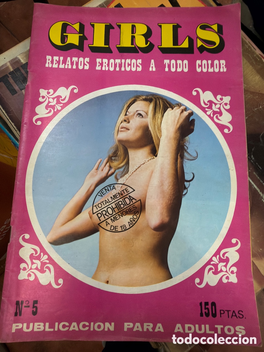 Revistas: Revista er&oacute;tica porno.GIRLS.n 5 a&ntilde;o 1978 .edici&oacute;n en espa&ntilde;ol