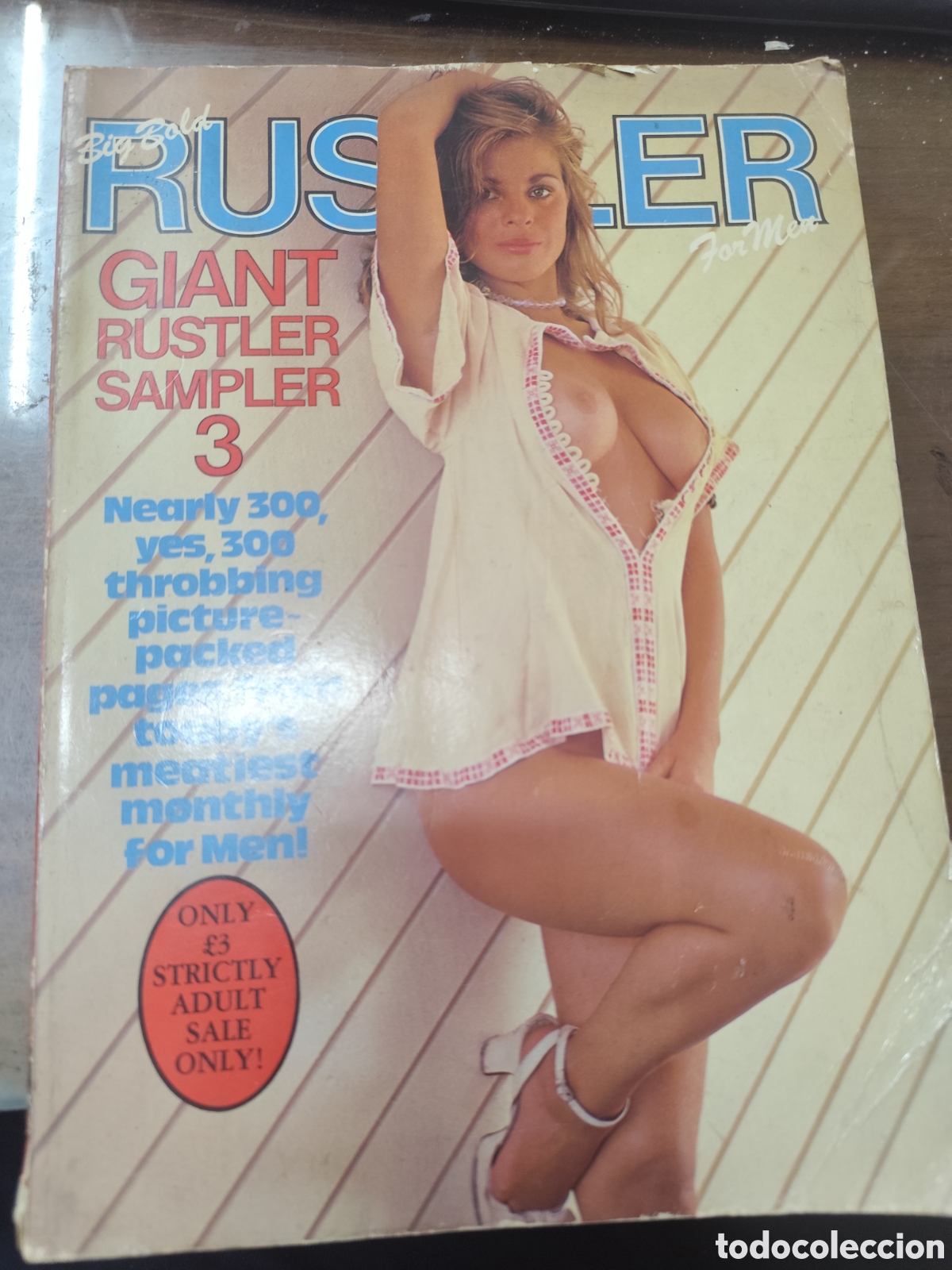 Revistas: Revista porno. Erotica. Inglesa Giant rustler sampler 3. A&ntilde;o 1978