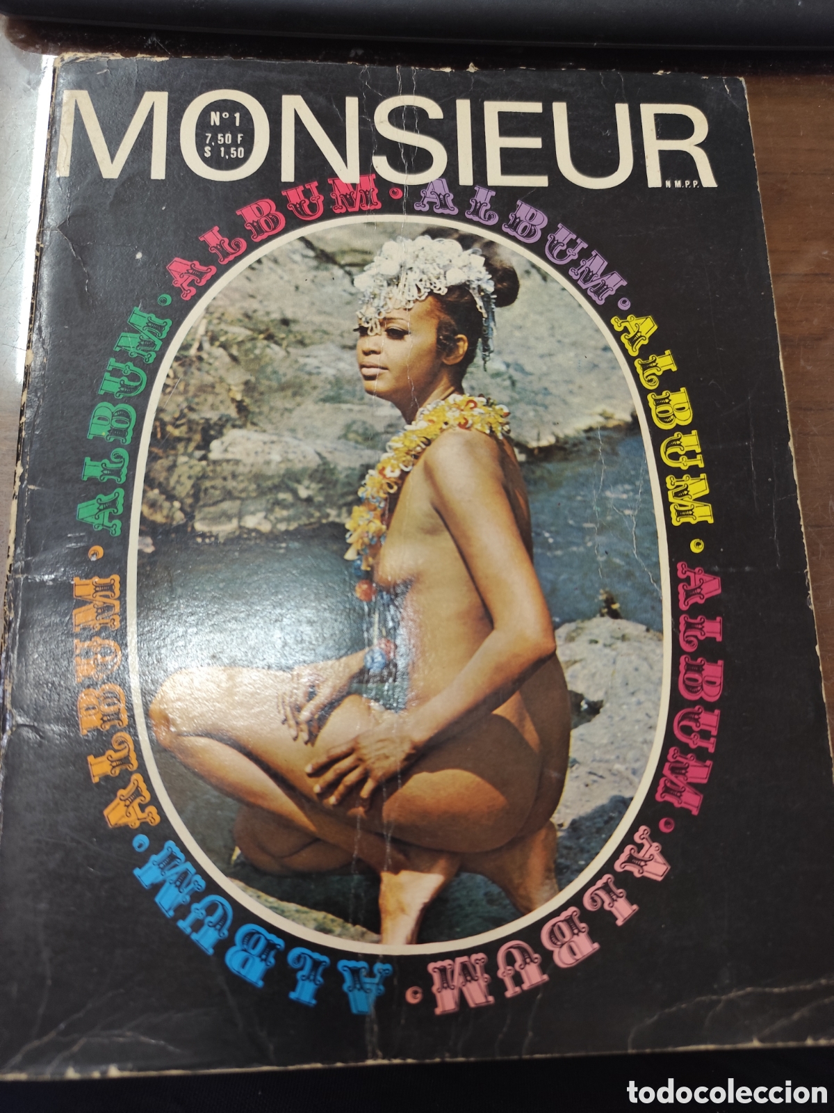 Revistas: Revista Erotica francesa Monsieur. Album n.1. a&ntilde;o 1968