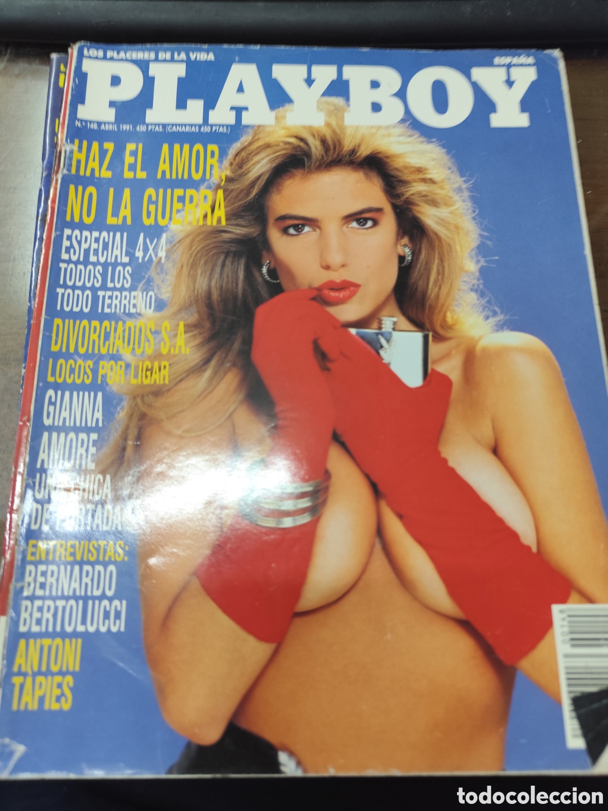 Revistas: Lote 5 revista Playboy Espa&ntilde;a. A&ntilde;o 1991-1992