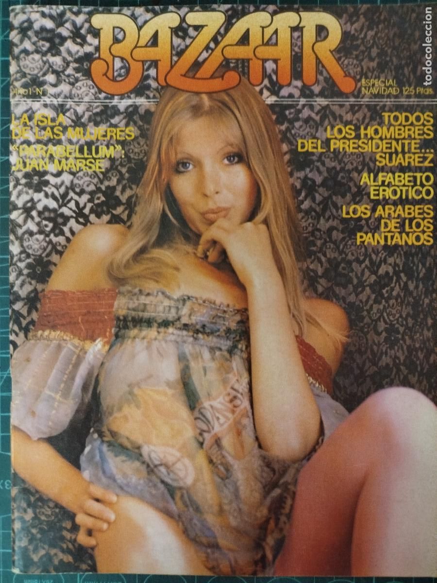 Revistas: REVISTA BAZAAR N&ordm; 1 A&Ntilde;O 1 JUAN MARS&Eacute;, IN&Eacute;S PELLEGRINI. EROTICA SOLO ADULTOS