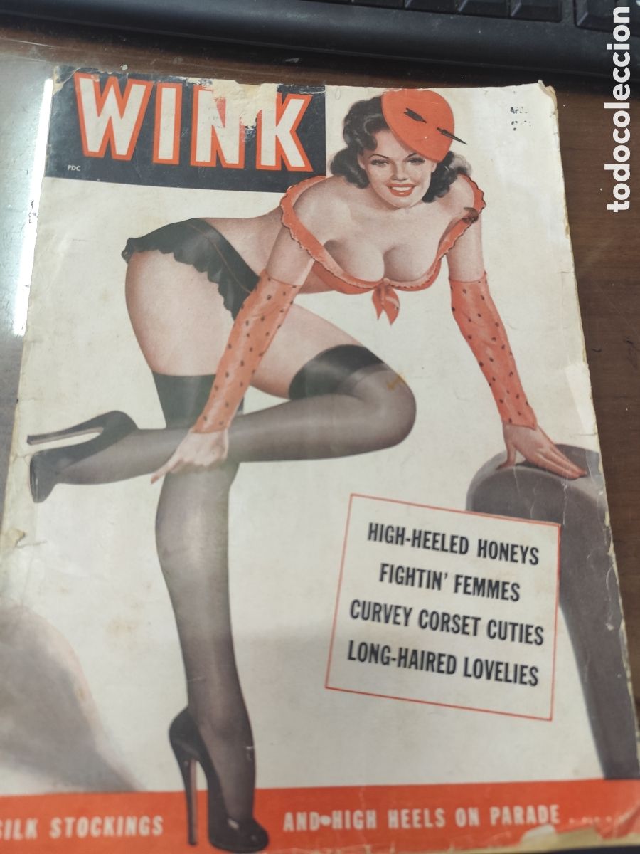 Revistas: Revista Erotica USA Wink n.5. a&ntilde;o 1952. Falt&oacute; contraportada