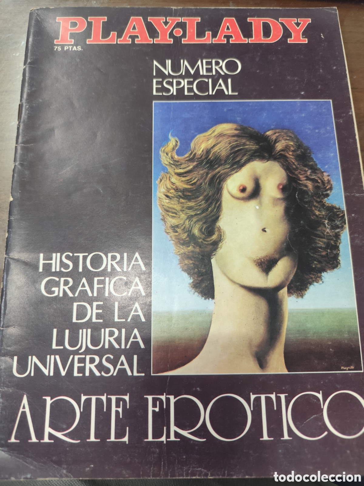 Revistas: Play lady. N. Especial. Historia gr&aacute;fica de la lujuria universal. Arte er&oacute;tico. 1975