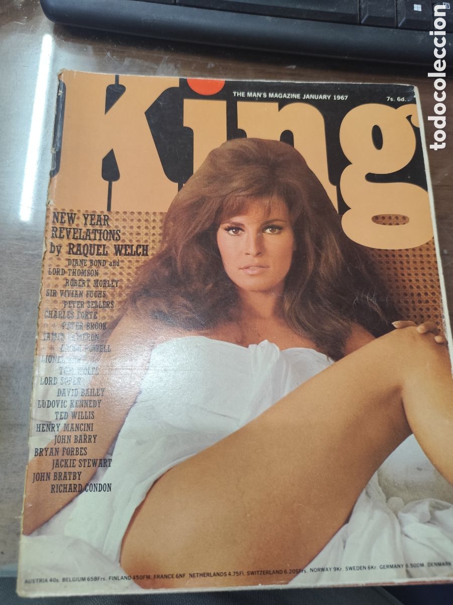 Revistas: Revista Erotica inglesa King. The man s magazine. January 1967