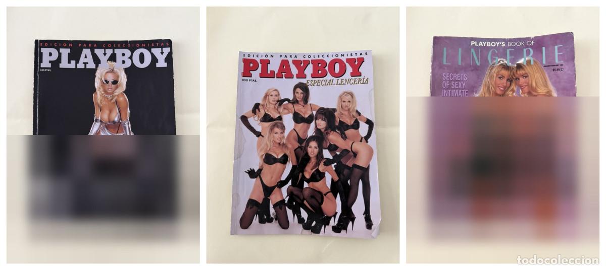 Revistas: Lote 3 Playboy especiales lencer&iacute;a