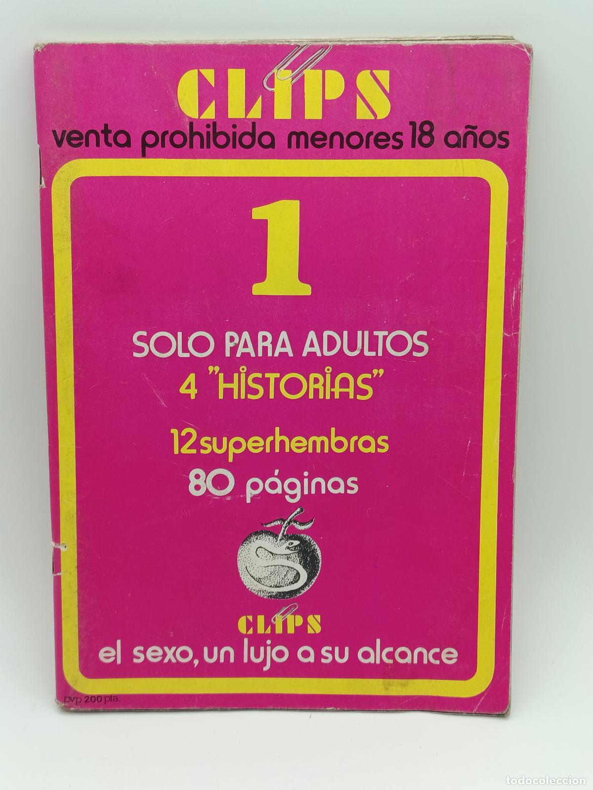 Revistas: REVISTA PORNO CLIPS N&ordm;1. A&Ntilde;OS 70. TEXTO EN ESPA&Ntilde;OL.