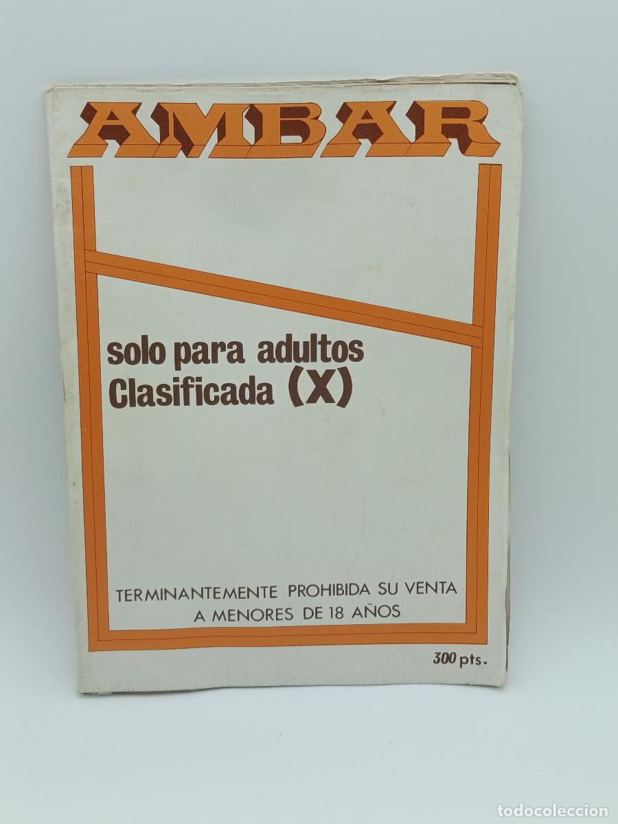 Revistas: REVISTA PORNO AMBAR. A&Ntilde;OS 70. TEXTO EN ESPA&Ntilde;OL.