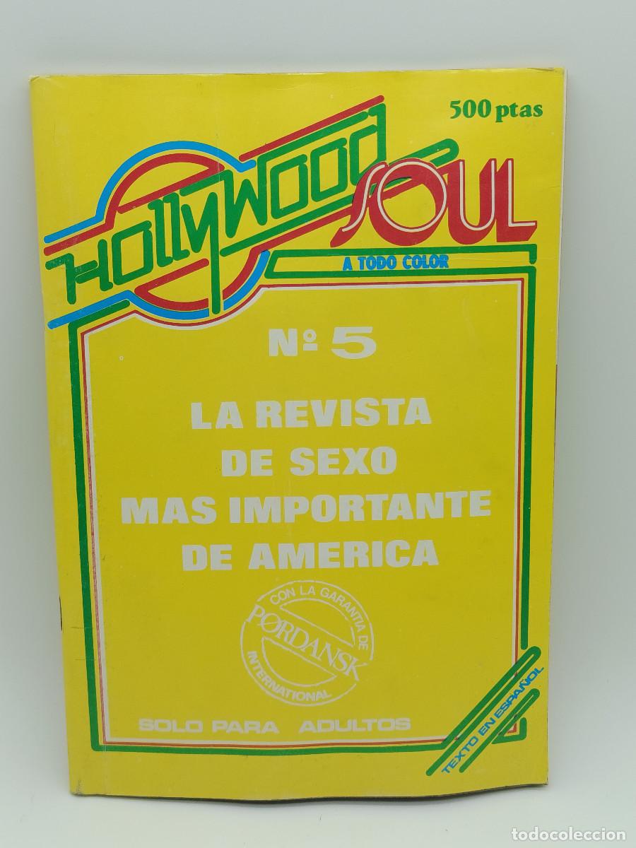 Revistas: REVISTA PORNO HOLLYWOOD SOUL N&ordm;5. A&Ntilde;OS 70. TEXTO EN ESPA&Ntilde;OL.