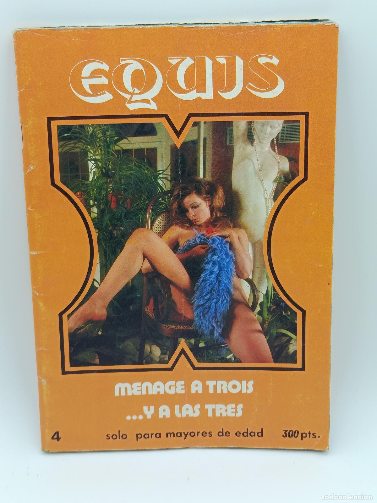 Revistas: REVISTA PORNO .EQUJS N&ordm;4. A&Ntilde;OS 70. TEXTO EN ESPA&Ntilde;OL.