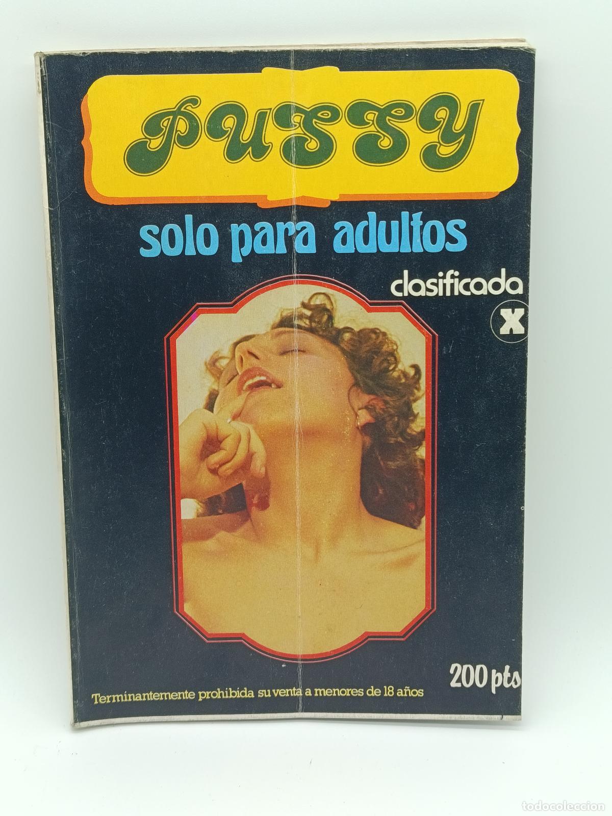 Revistas: REVISTA PORNO PUSSY. A&Ntilde;OS 70. TEXTO EN ESPA&Ntilde;OL.