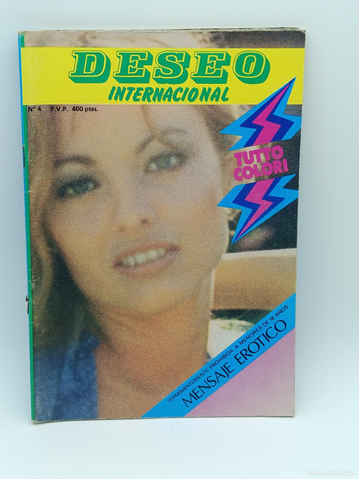 Revistas: REVISTA PORNO DESEO INTERNACIONAL N&ordm;4. A&Ntilde;OS 70. TEXTO EN ESPA&Ntilde;OL.