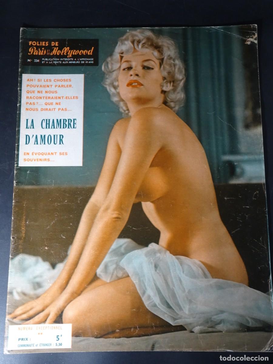 Revistas: MAGAZINE ER&Oacute;TICO FOLIES DE PARIS ET DE HOLLYWOOD N&ordm; 334, DESNUDOS VINTAGE, VER FOTOS