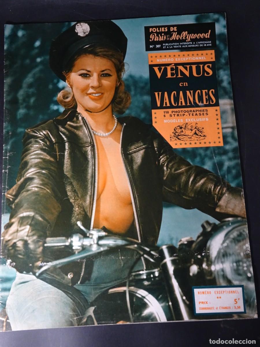 Revistas: MAGAZINE ER&Oacute;TICO FOLIES DE PARIS ET DE HOLLYWOOD N&ordm; 307, DESNUDOS VINTAGE, VER FOTOS