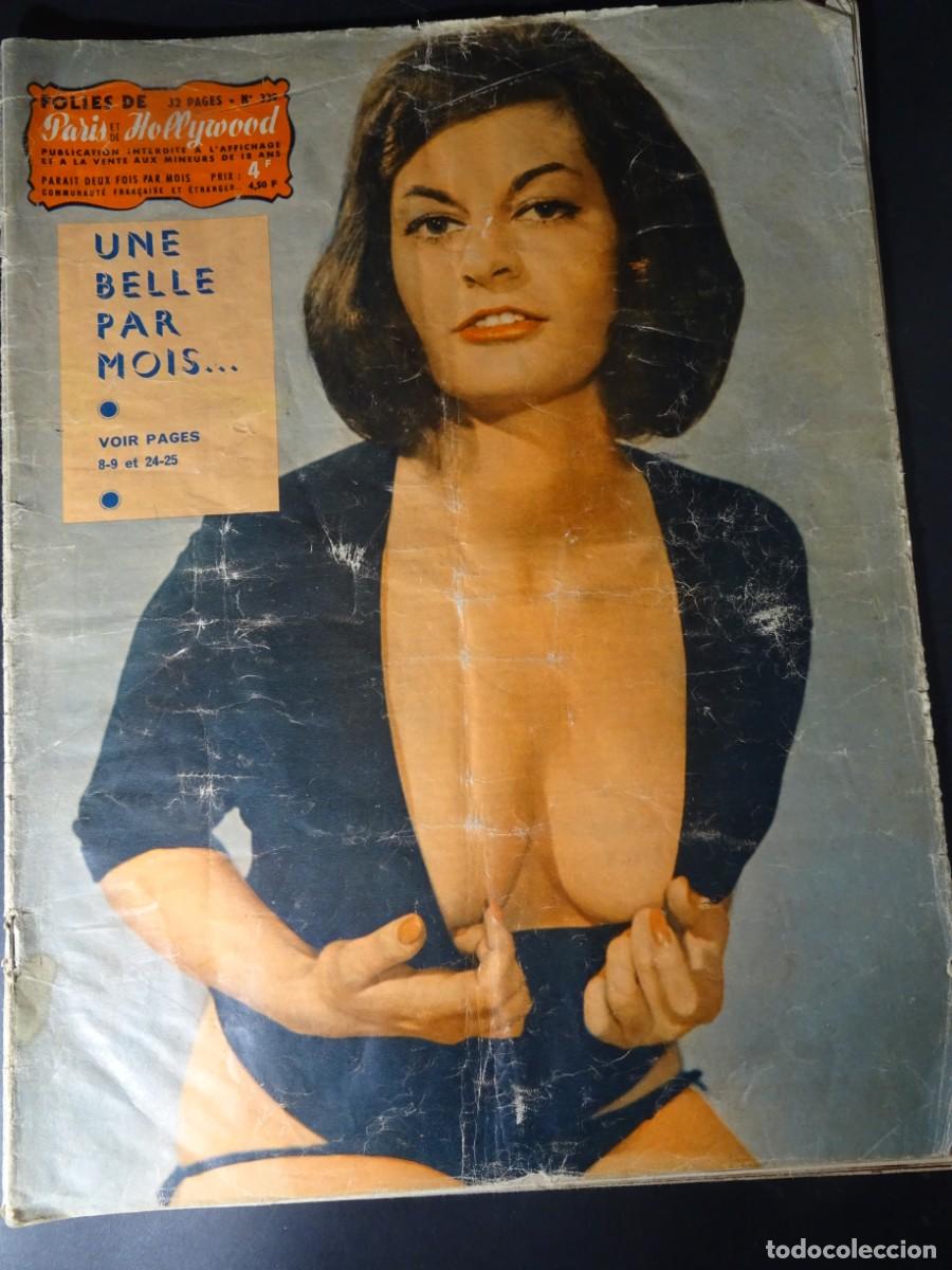 Revistas: MAGAZINE ER&Oacute;TICO FOLIES DE PARIS ET DE HOLLYWOOD N&ordm; 339, DESNUDOS VINTAGE, VER FOTOS