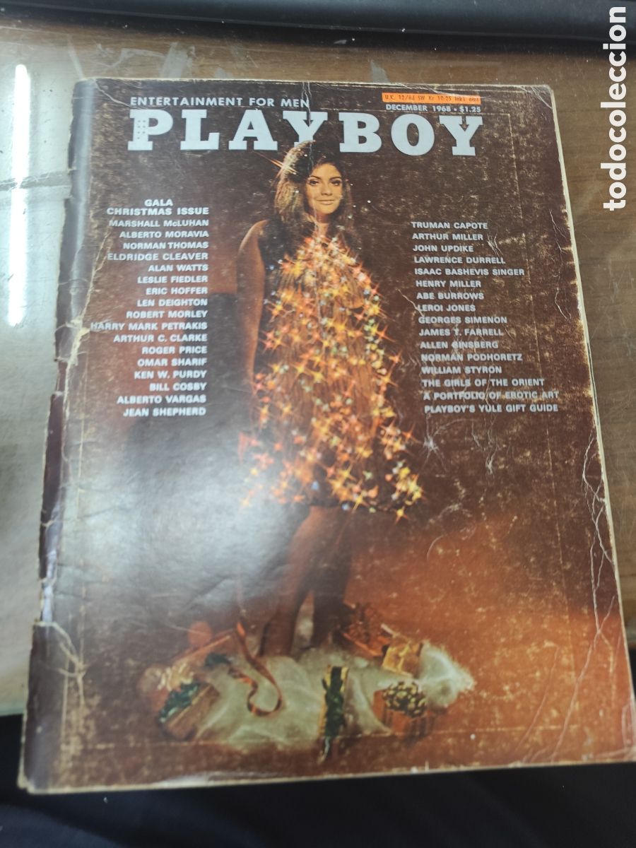 Revistas: Revista Erotica Usa Playboy december 1968. Contiene p&oacute;ster central