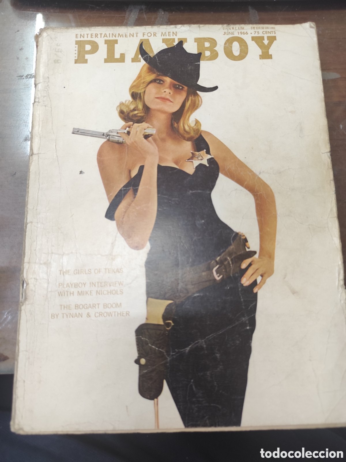 Revistas: Revista Erotica Usa Playboy June 1966. Contiene p&oacute;ster central