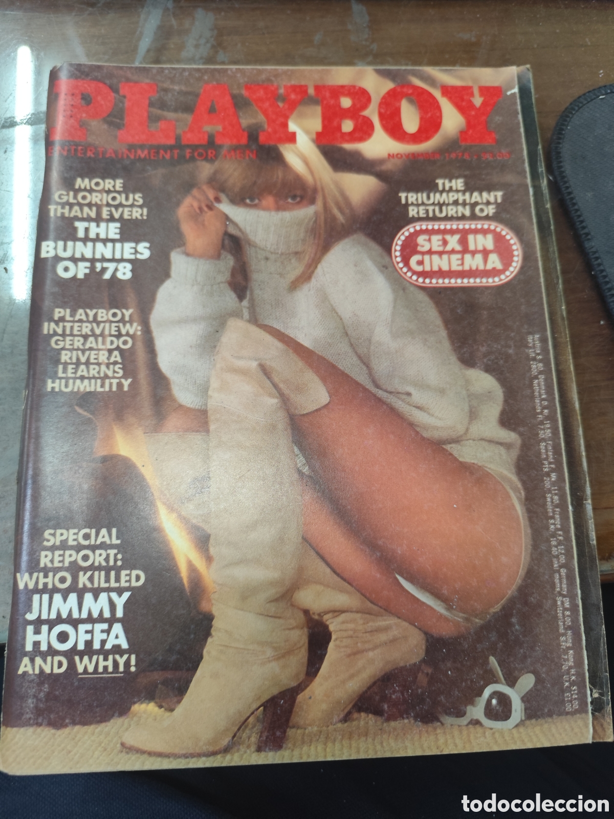 Revistas: Revista Erotica Usa Playboy november 1978. Contiene p&oacute;ster central
