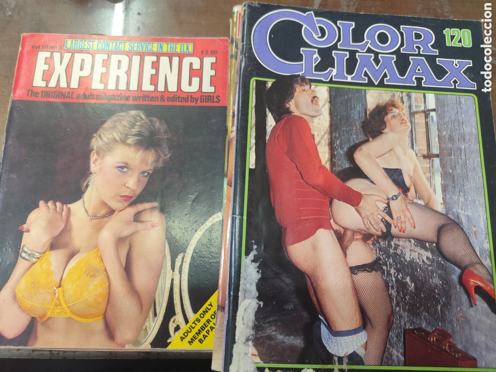 Revistas: Lote 5 ejemplares revista Porno er&oacute;tica. Ver fotos