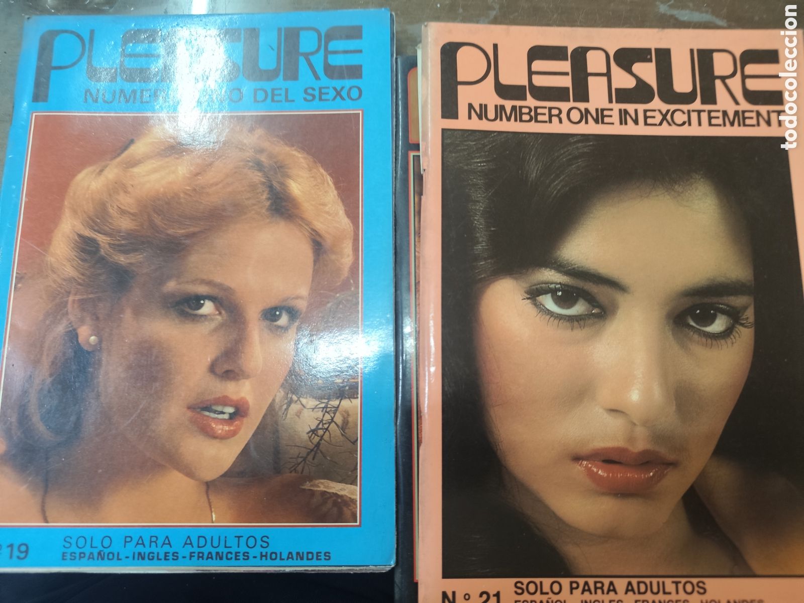 Revistas: Lote 4 ejemplares revista Erotica Porno Pleasure n.19,21,24 y 27.
