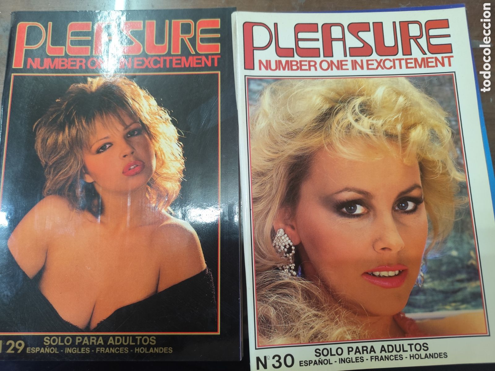 Revistas: Lote 3 ejemplares revista Erotica Porno Pleasure Number one in excitement n.29,30 y 31