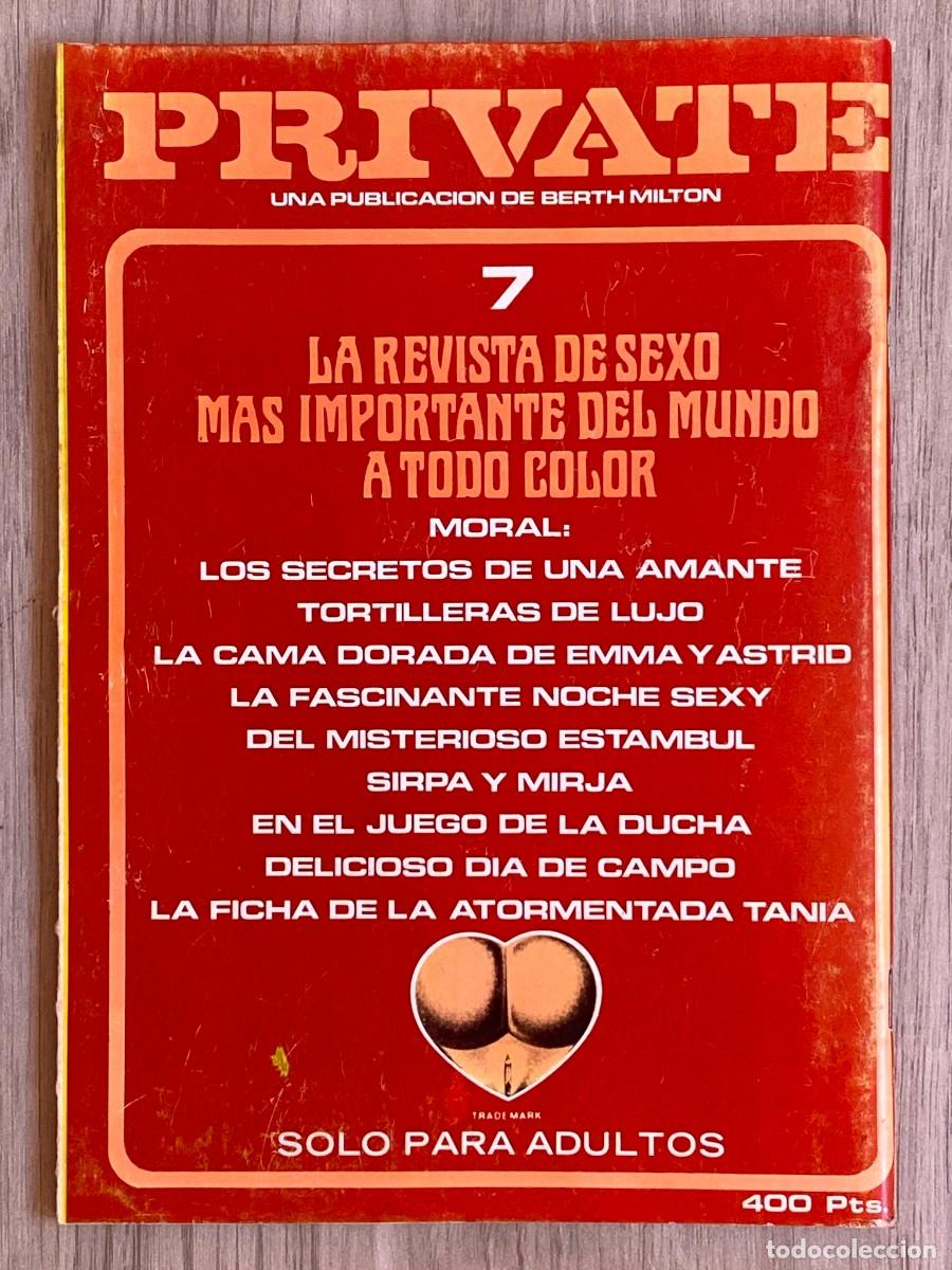 Revistas: PRIVATE N. 7 - REVISTA PORNO DE LOS A&Ntilde;OS 90