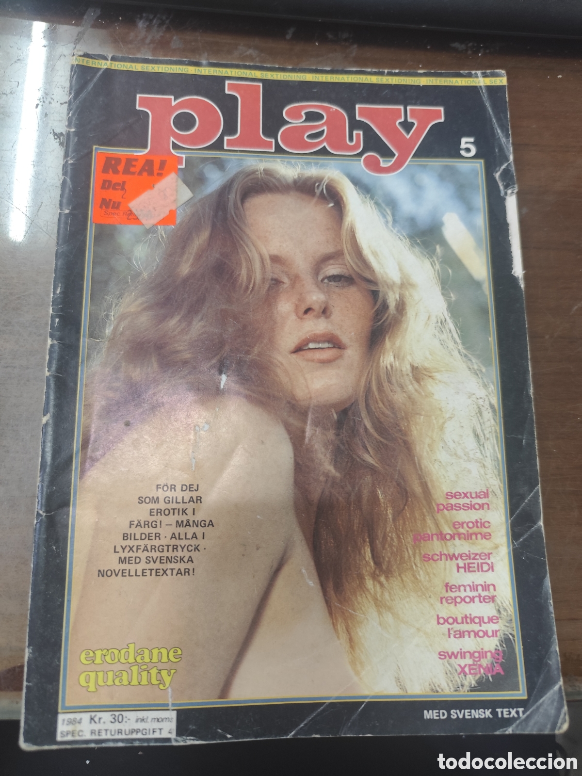 Revistas: Revista Erotica Porno Sueca Play n.5. a&ntilde;o 1984