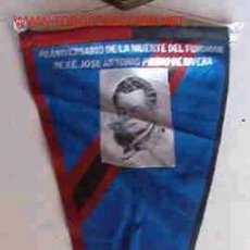 Banderines de colección: BANDERÍN DE JOSÉ ANTONIO, 40 ANIVERSARIO DE LA MUERTE DEL FUNDADOR. Lote 11373424