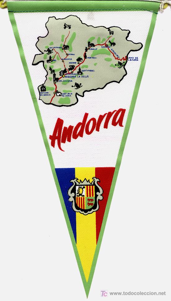 Banderines de colecci&oacute;n: Banderin de Andorra - Foto 1