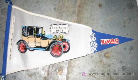 Banderines de colecci&oacute;n: Bander&iacute;n BIMBO, Lanchester 1908 - Foto 1