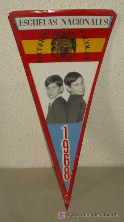 Collection pennants: BANDER&Iacute;N DE ESCUELAS NACIONALES,A&Ntilde;O 1968