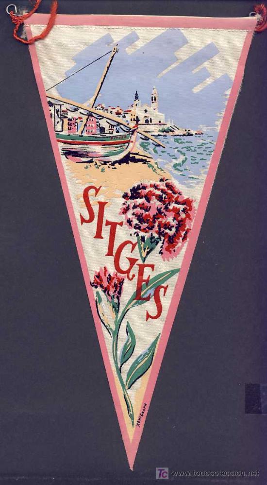 Banderines de colecci&oacute;n: Banderin de SITGES - Foto 1