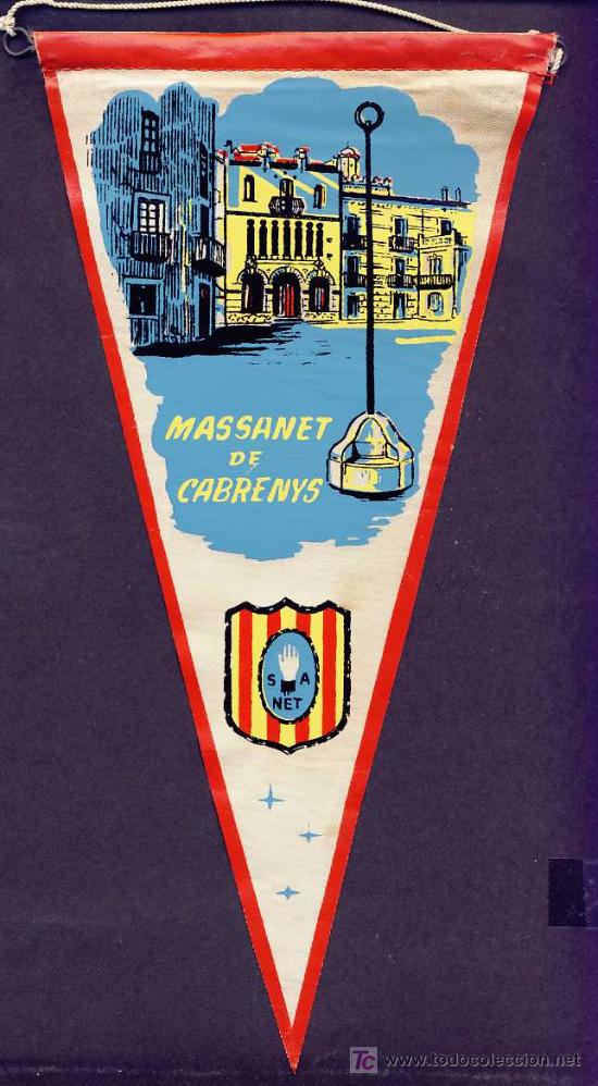 Banderines de colecci&oacute;n: Banderin de MA&Ccedil;ANET DE CABRENYS - Foto 1