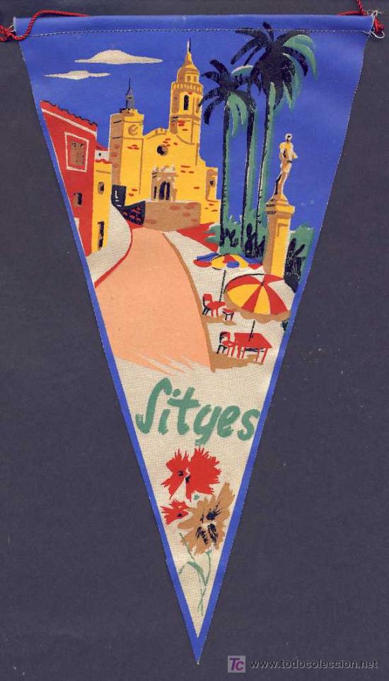 Banderines de colecci&oacute;n: Banderin de SITGES - Foto 1