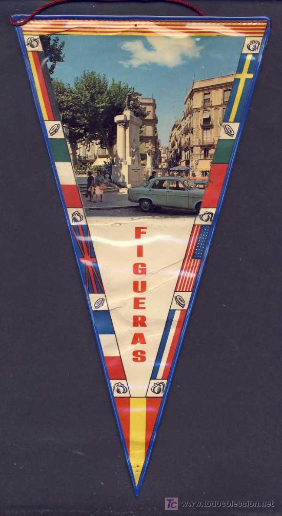 Banderines de colecci&oacute;n: Banderin de FIGUERES - Foto 1