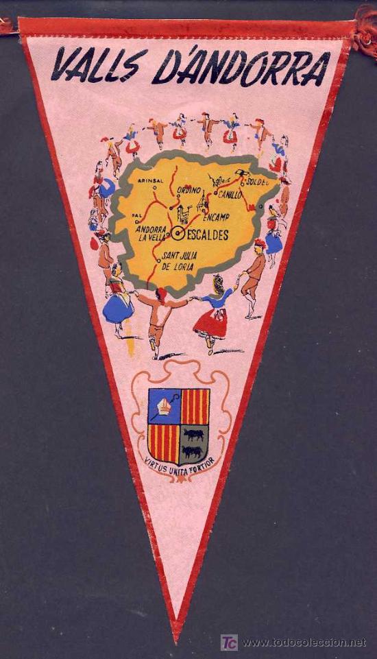 Banderines de colecci&oacute;n: Banderin de ANDORRA - Foto 1
