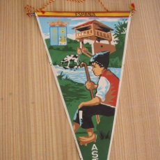 Banderines de colección: BANDERÍN-ASTURIAS, ESPAÑA.- -26 CM.-SIN FECHA-( POSIBLE. DE LOS AÑOS 60)