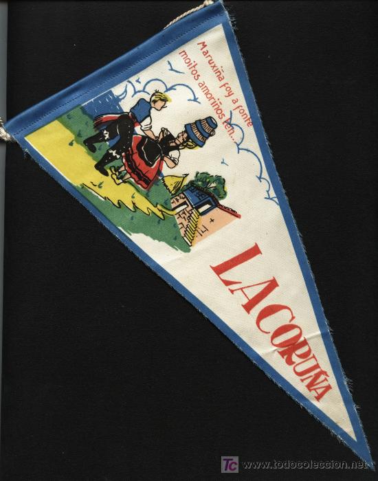 Sammlung von Wimpeln: BANDERIN DE LA CORU&Ntilde;A. A&Ntilde;OS 60
