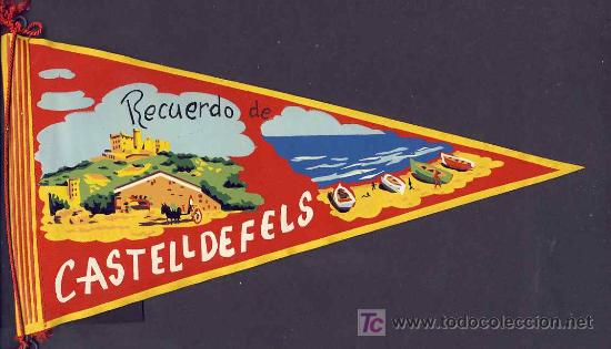 Banderines de colecci&oacute;n: Banderin de CASTELLDEFELS - Foto 1