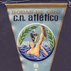 Banderines de colección: BANDERIN DE BARCELONA: BODAS DE ORO DEL CLUB NATACIO ATLETIC