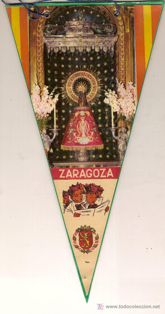 Banderines de colecci&oacute;n: Banderin Zaragoza, plastico