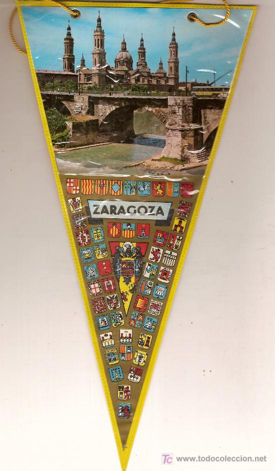 Banderines de colecci&oacute;n: Banderin Zaragoza. plastico