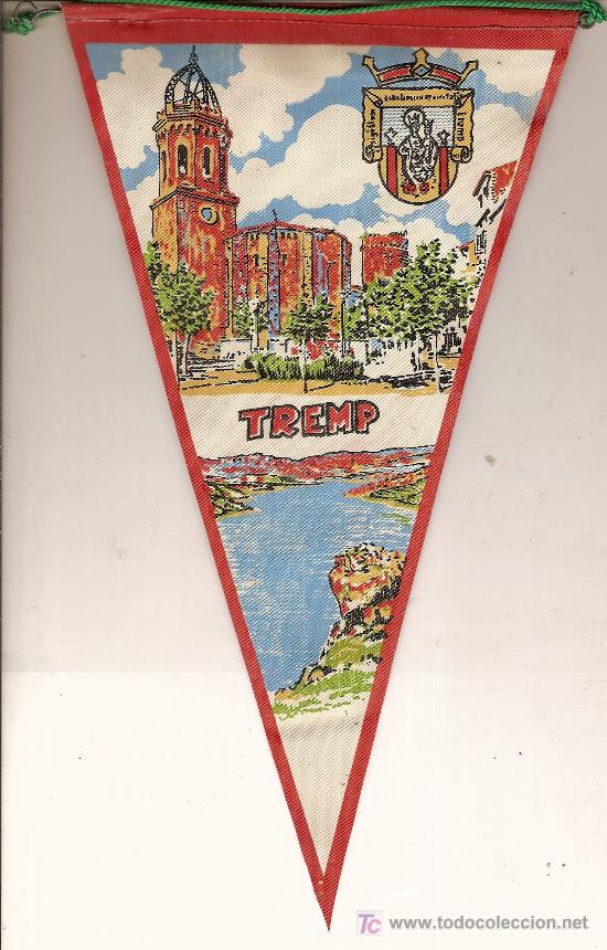 Banderines de colecci&oacute;n: Banderin Tremp. plastic - Foto 1