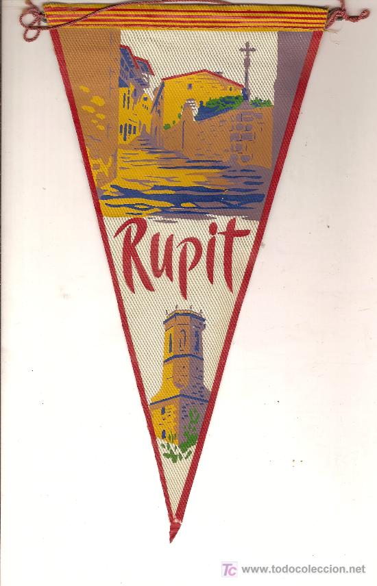 Banderines de colecci&oacute;n: Banderin Rupit. tela