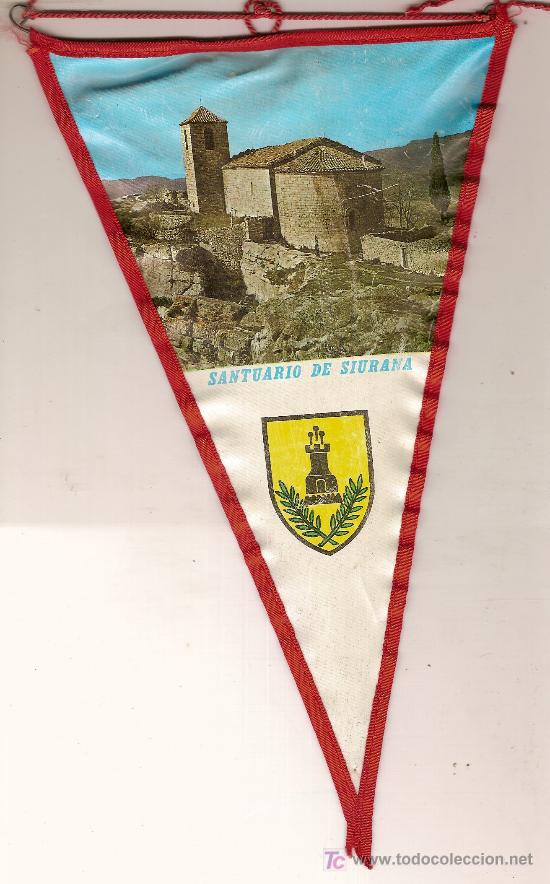 Banderines de colecci&oacute;n: Banderin Santuario de Siurana. plastic