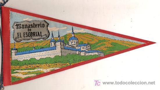Fanions de collection: Banderin Monasterio de El Escorial. tela