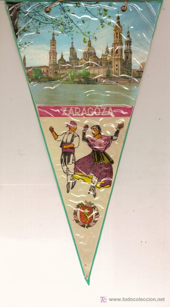 Banderines de colecci&oacute;n: Banderin Zaragoza.plastico