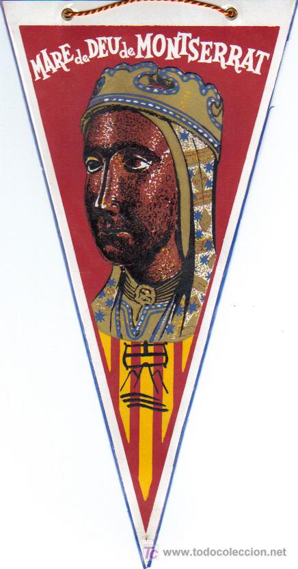 Sammlung von Wimpeln: BANDERIN MARE DE DEU DE MONTSERRAT (BARCELONA)