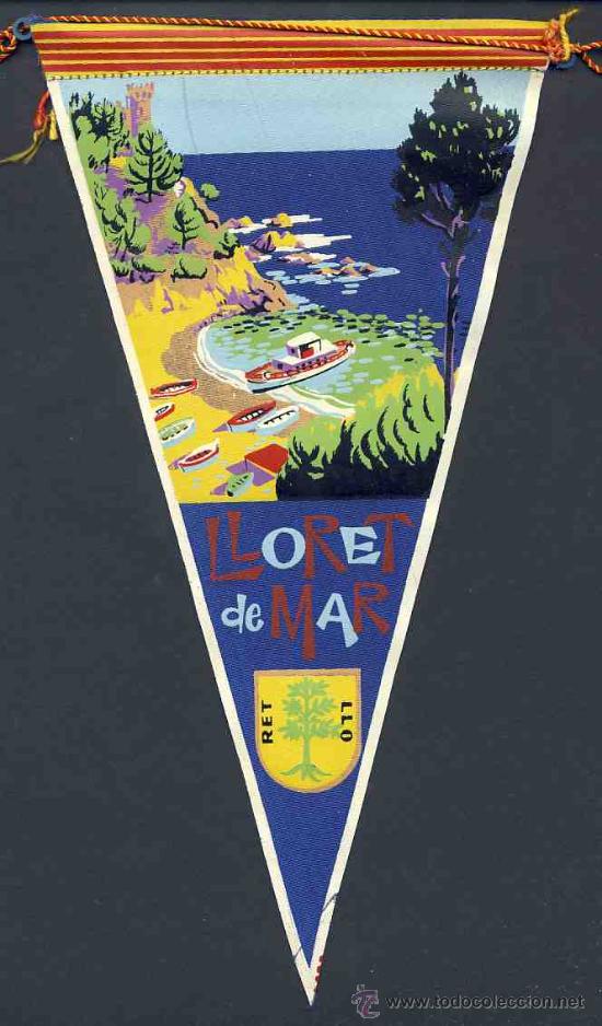 Banderines de colecci&oacute;n: Banderin de LLORET DE MAR - Foto 1