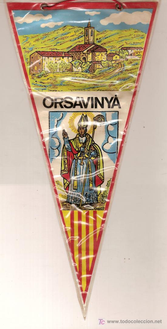 Banderines de colecci&oacute;n: Banderin Orsavinya. 28 x 13 cm.Plastico